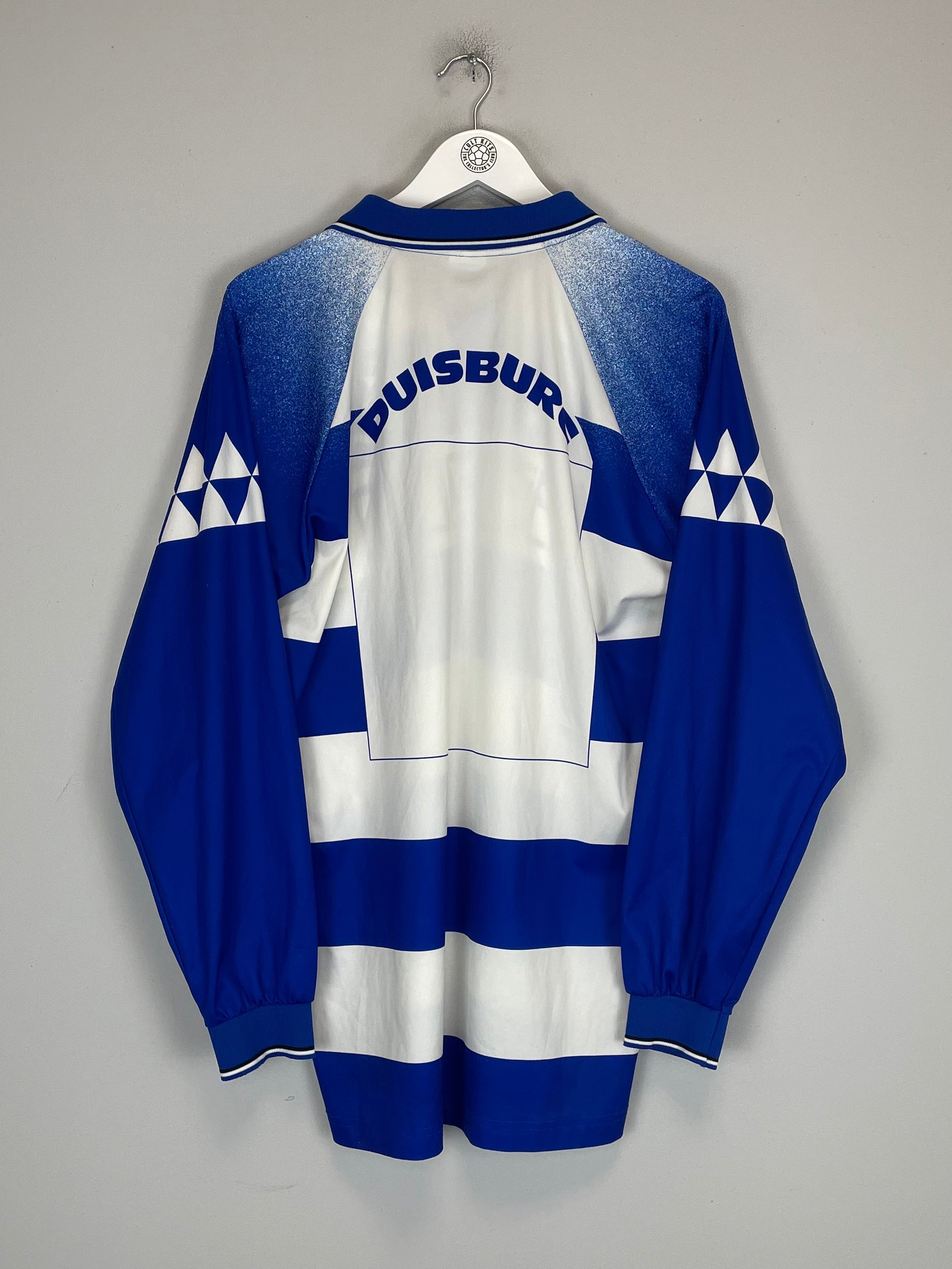 Shop 1993/96 MSV DUISBERG L/S HOME SHIRT (L) DIADORA, classic football shirts, vintage football shirts & retro soccer jerseys at Cult Kits
