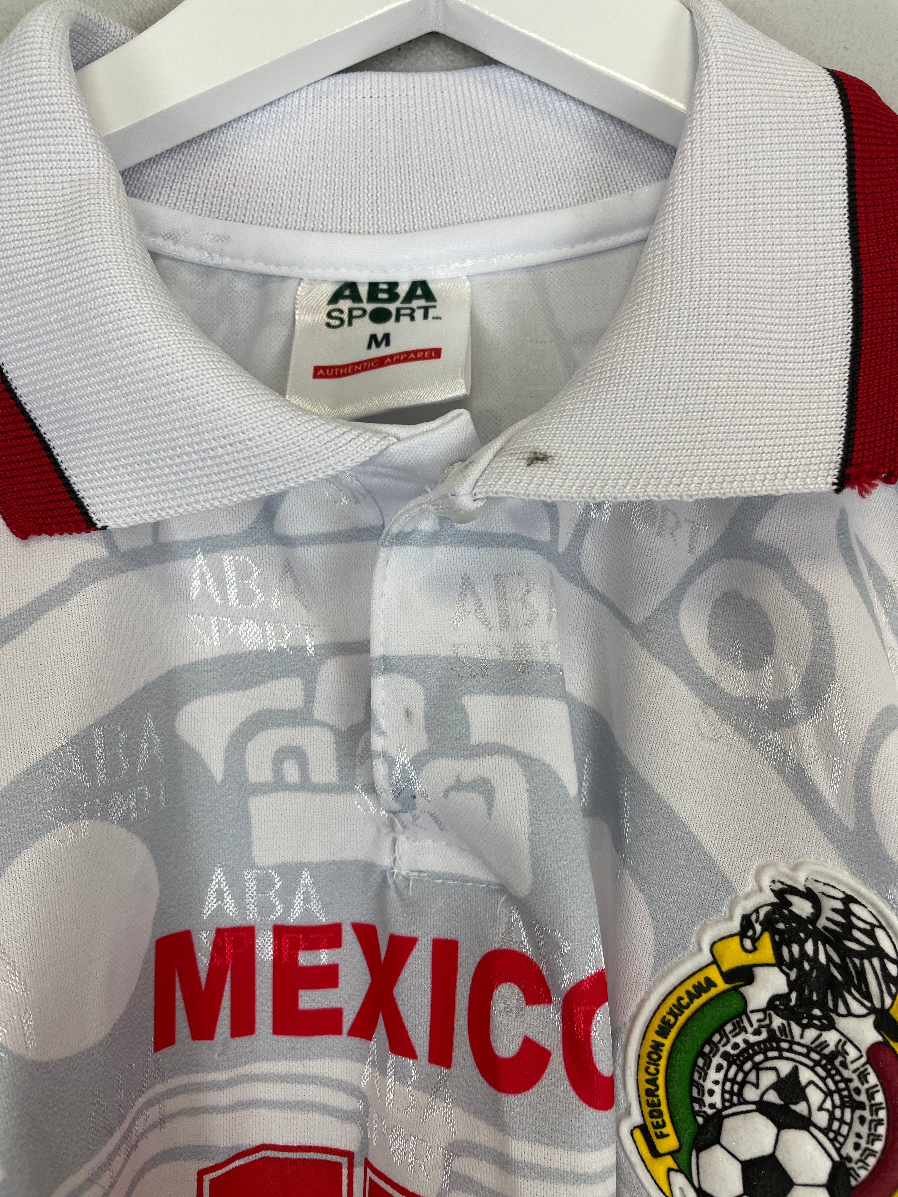 Shop 1998 MEXICO HERNANDEZ #15 *REISSUE* AWAY SHIRT (M) ABA SPORT, classic football shirts, vintage football shirts & retro soccer jerseys at Cult Kits
