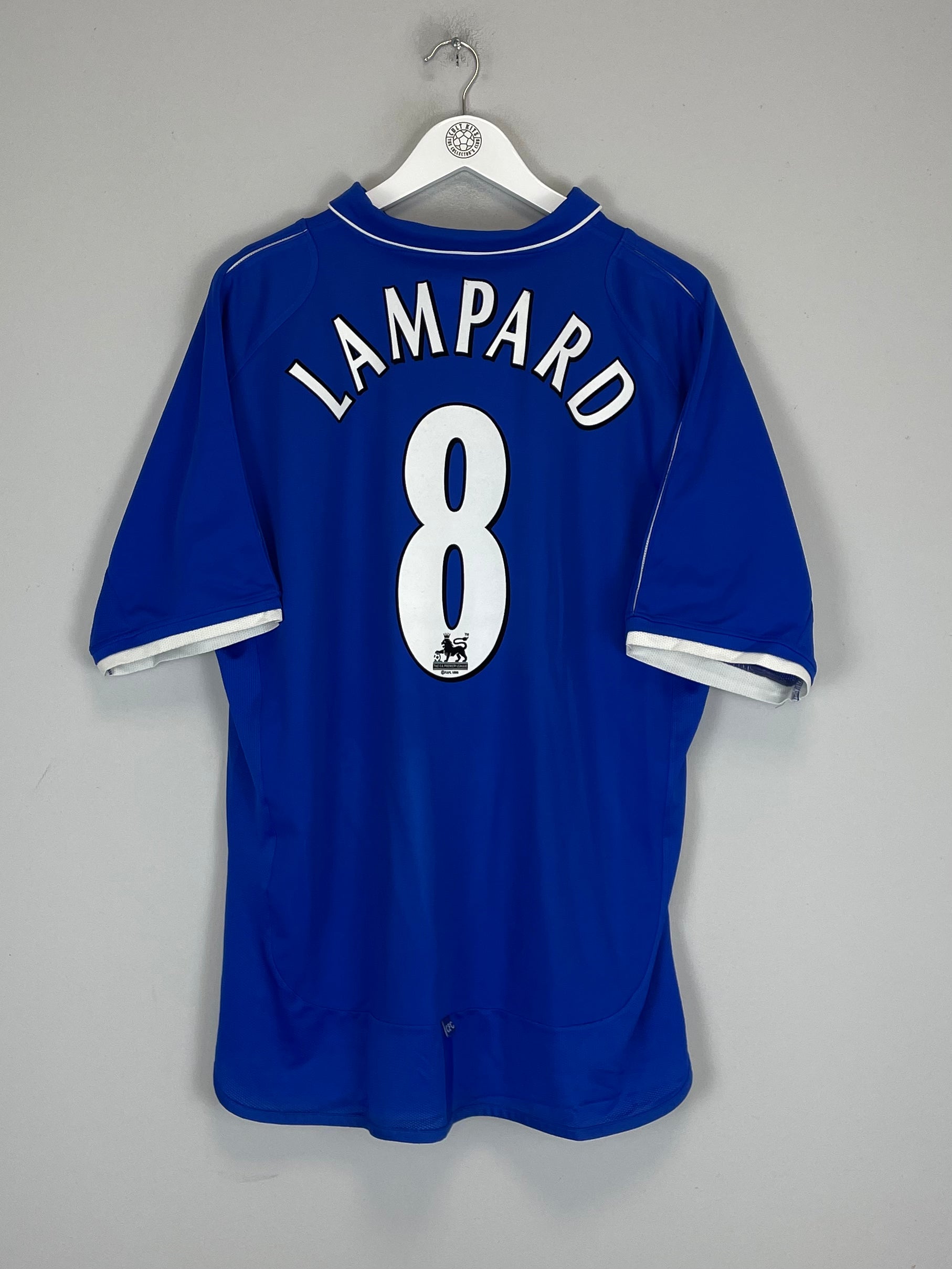 Shop 2001/03 CHELSEA LAMPARD #8 HOME SHIRT (XL) UMBRO, classic football shirts, vintage football shirts & retro soccer jerseys at Cult Kits