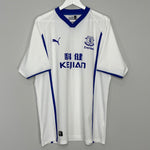 Shop 2002/03 EVERTON ROONEY #18 AWAY SHIRT (L) PUMA, classic football shirts, vintage football shirts & retro soccer jerseys at Cult Kits