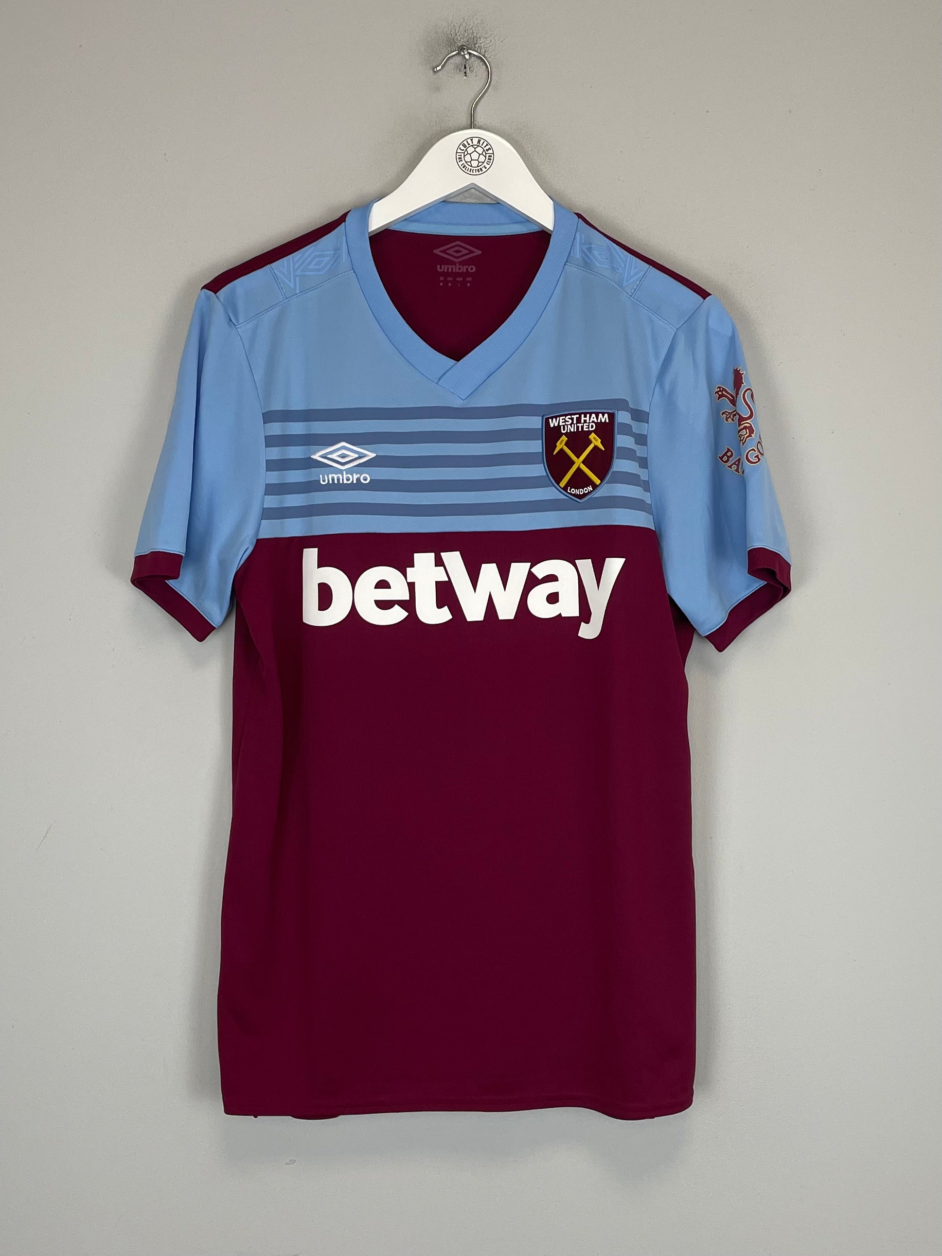 Shop 2019/20 WEST HAM HOME SHIRT (M) UMBRO, classic football shirts, vintage football shirts & retro soccer jerseys at Cult Kits