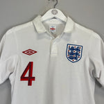 Shop 2010/11 ENGLAND GERRARD #4 HOME SHIRT (S) UMBRO, classic football shirts, vintage football shirts & retro soccer jerseys at Cult Kits