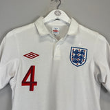 Shop 2010/11 ENGLAND GERRARD #4 HOME SHIRT (S) UMBRO, classic football shirts, vintage football shirts & retro soccer jerseys at Cult Kits