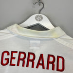 Shop 2010/11 ENGLAND GERRARD #4 HOME SHIRT (S) UMBRO, classic football shirts, vintage football shirts & retro soccer jerseys at Cult Kits
