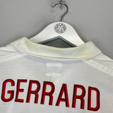 Shop 2010/11 ENGLAND GERRARD #4 HOME SHIRT (S) UMBRO, classic football shirts, vintage football shirts & retro soccer jerseys at Cult Kits
