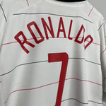 Shop 2003/04 MANCHESTER UNITED RONALDO #7 C/L AWAY SHIRT (XXXL) NIKE, classic football shirts, vintage football shirts & retro soccer jerseys at Cult Kits