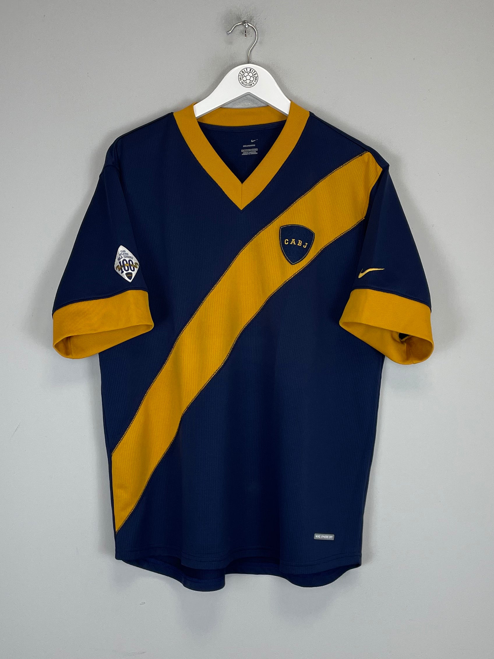 Shop 2005/06 BOCA JUNIORS *CENTENARY* HOME SHIRT (XL) NIKE, classic football shirts, vintage football shirts & retro soccer jerseys at Cult Kits