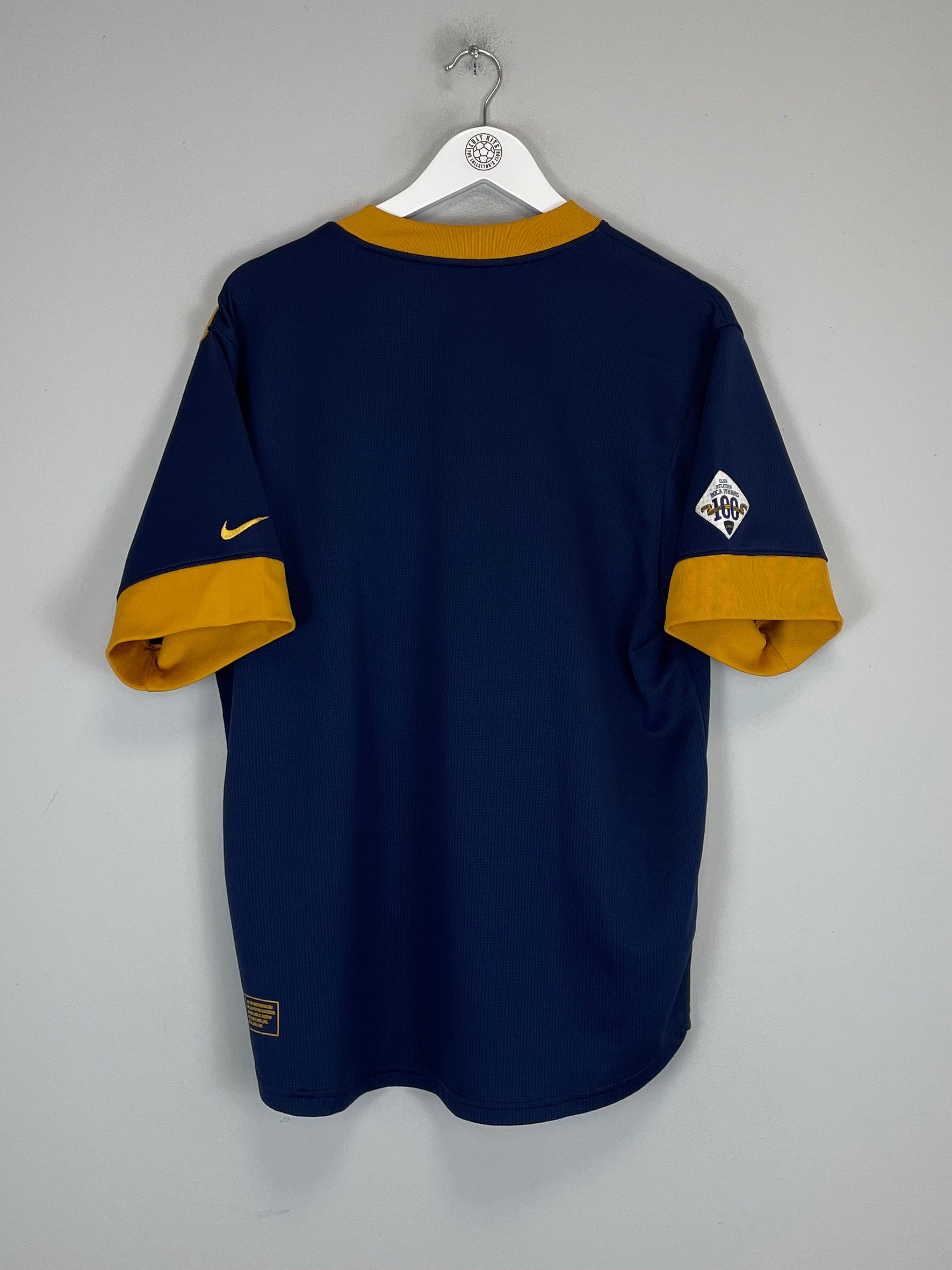 Shop 2005/06 BOCA JUNIORS *CENTENARY* HOME SHIRT (XL) NIKE, classic football shirts, vintage football shirts & retro soccer jerseys at Cult Kits