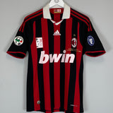 Shop 2009/10 AC MILAN MALDINI #3 *TRIBUTE* HOME SHIRT (S) ADIDAS, classic football shirts, vintage football shirts & retro soccer jerseys at Cult Kits
