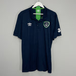 Shop 2016 IRELAND POLO SHIRT (XXL) UMBRO, classic football shirts, vintage football shirts & retro soccer jerseys at Cult Kits