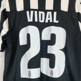 Shop 2013/14 JUVENTUS VIDAL #23 HOME SHIRT (L) NIKE, classic football shirts, vintage football shirts & retro soccer jerseys at Cult Kits