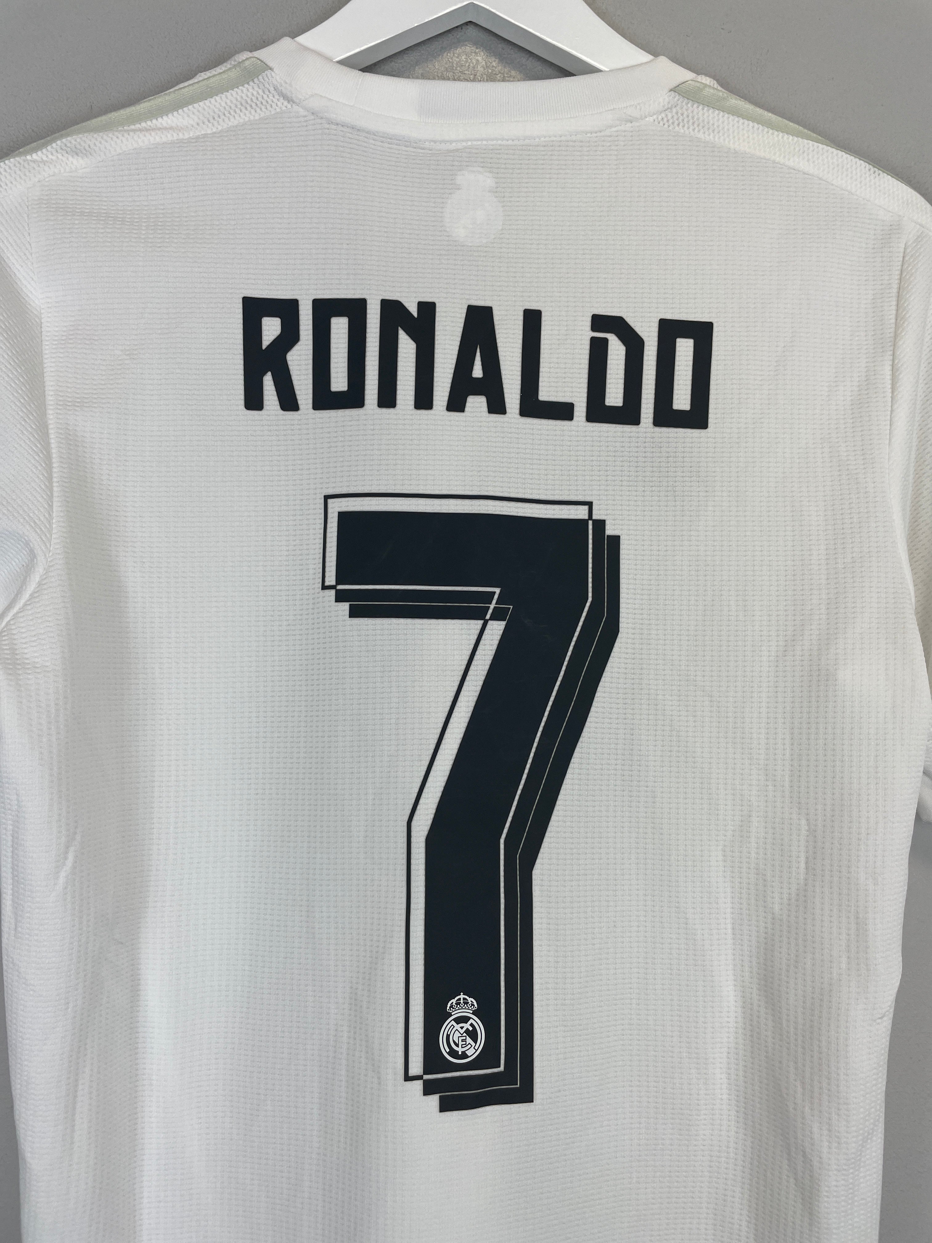 Shop 2015/16 REAL MADRID RONALDO #7 HOME SHIRT (S) ADIDAS, classic football shirts, vintage football shirts & retro soccer jerseys at Cult Kits