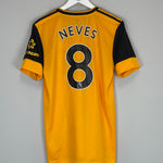 Shop 2020/21 WOLVES NEVES #8 HOME SHIRT (M) ADIDAS, classic football shirts, vintage football shirts & retro soccer jerseys at Cult Kits
