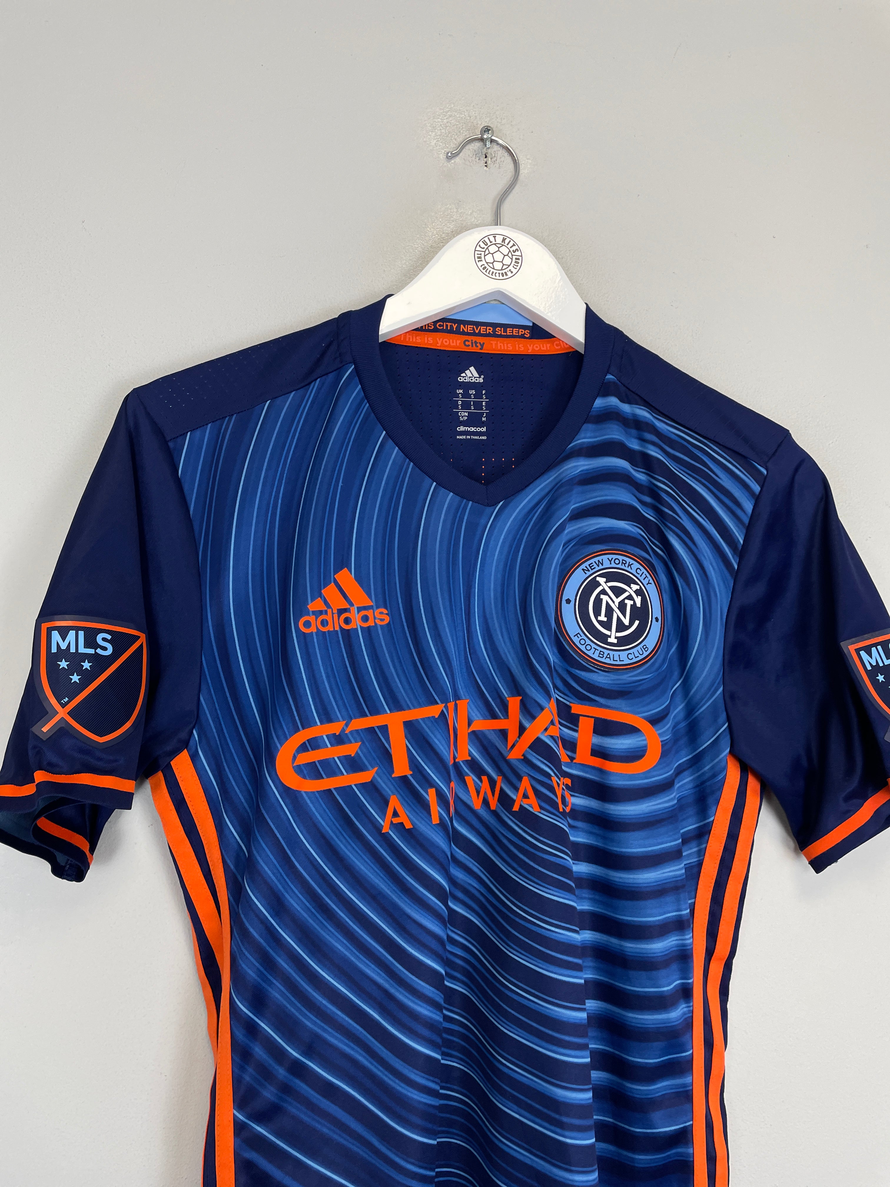Shop 2016/17 NEW YORK CITY PIRLO #21 AUTHENTIC AWAY SHIRT (S) ADIDAS, classic football shirts, vintage football shirts & retro soccer jerseys at Cult Kits