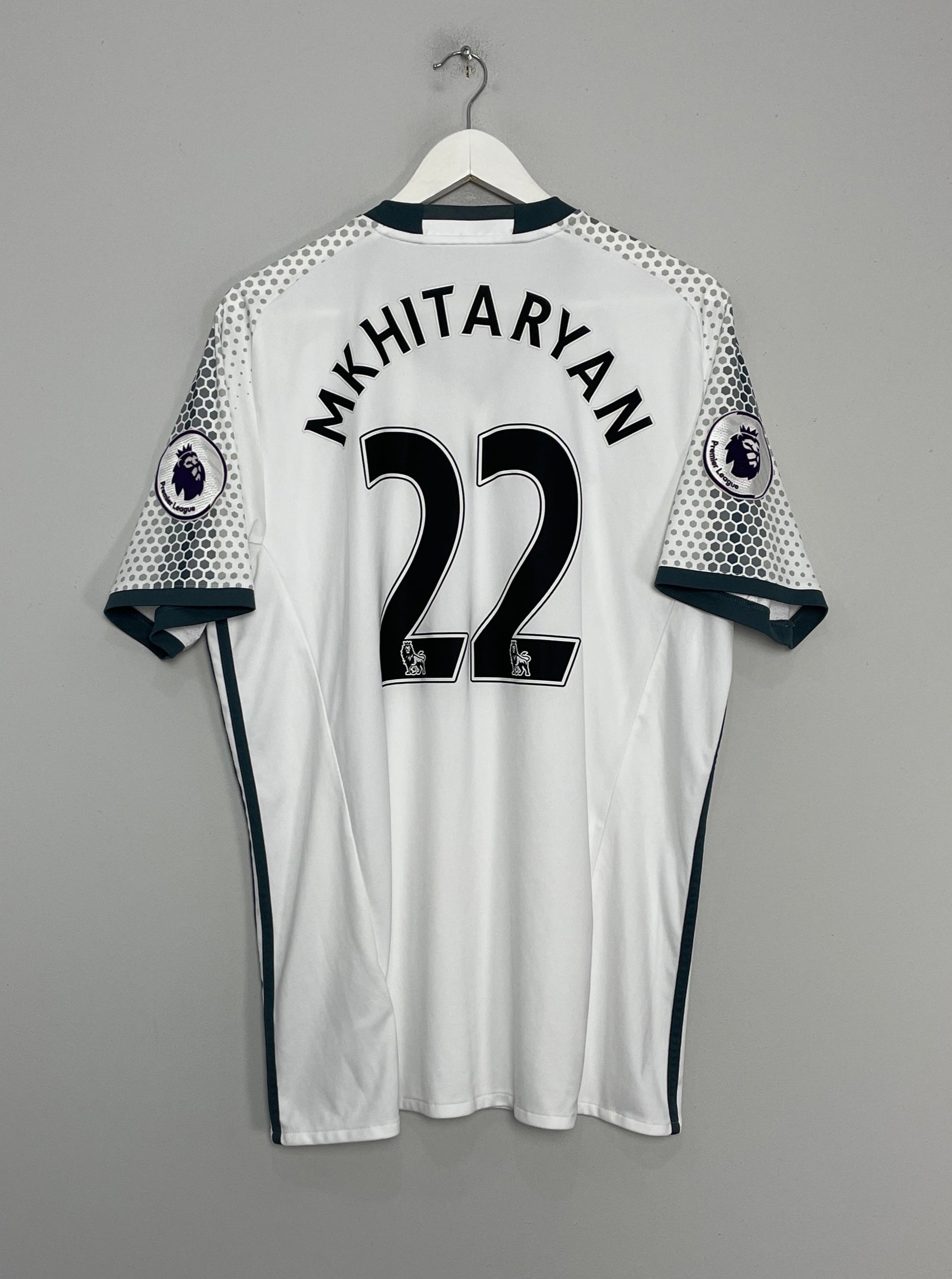 Shop 2016/17 MANCHESTER UNITED MKHITARYAN #22 THIRD SHIRT (XL) ADIDAS, classic football shirts, vintage football shirts & retro soccer jerseys at Cult Kits
