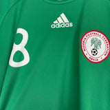 2010/11 NIGERIA YAKUBU #8 HOME SHIRT (M) ADIDAS