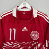 2010/11 DENMARK BENDTNER #11 HOME SHIRT (L) ADIDAS