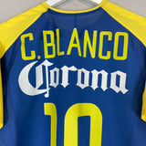 2003/04 CLUB AMERICA C.BLANCO #10 *BNWT* AWAY SHIRT (M) NIKE
