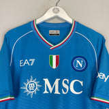 2023/24 NAPOLI KVARATSKHELIA #77 HOME SHIRT (XL) EA7