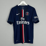 Shop 2014/15 PSG IBRAHIMOVIC #10 HOME SHIRT (M) NIKE, classic football shirts, vintage football shirts & retro soccer jerseys at Cult Kits