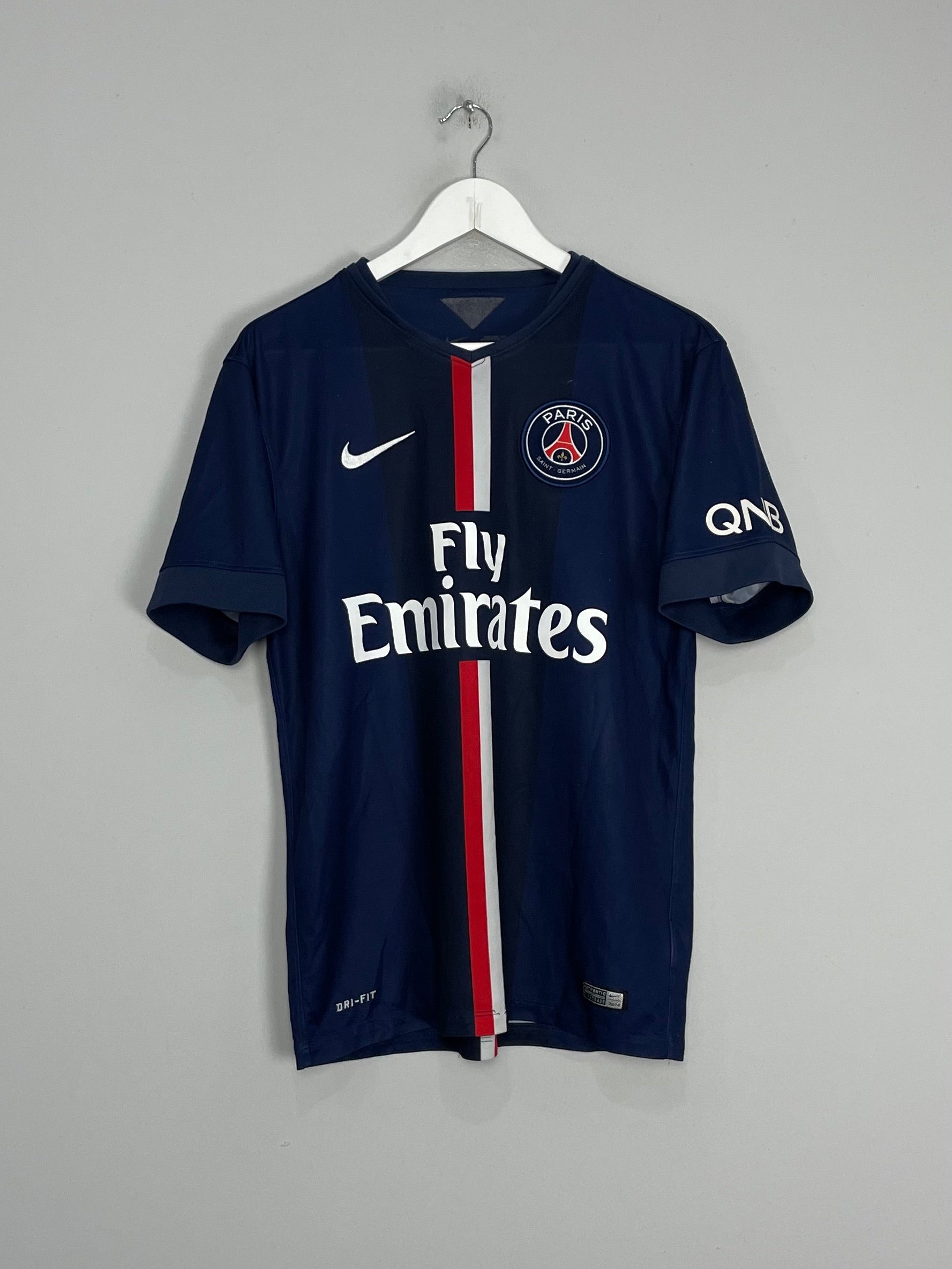 Shop 2014/15 PSG IBRAHIMOVIC #10 HOME SHIRT (M) NIKE, classic football shirts, vintage football shirts & retro soccer jerseys at Cult Kits