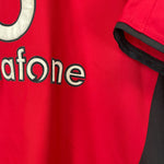 Shop 2002/04 MANCHESTER UNITED KEANE #16 HOME SHIRT (M) NIKE, classic football shirts, vintage football shirts & retro soccer jerseys at Cult Kits