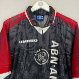 1996/97 AJAX LITMANEN #10 AWAY SHIRT (XL) UMBRO
