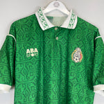 Shop 1995/96 MEXICO HOME SHIRT (L) ABA SPORT, classic football shirts, vintage football shirts & retro soccer jerseys at Cult Kits