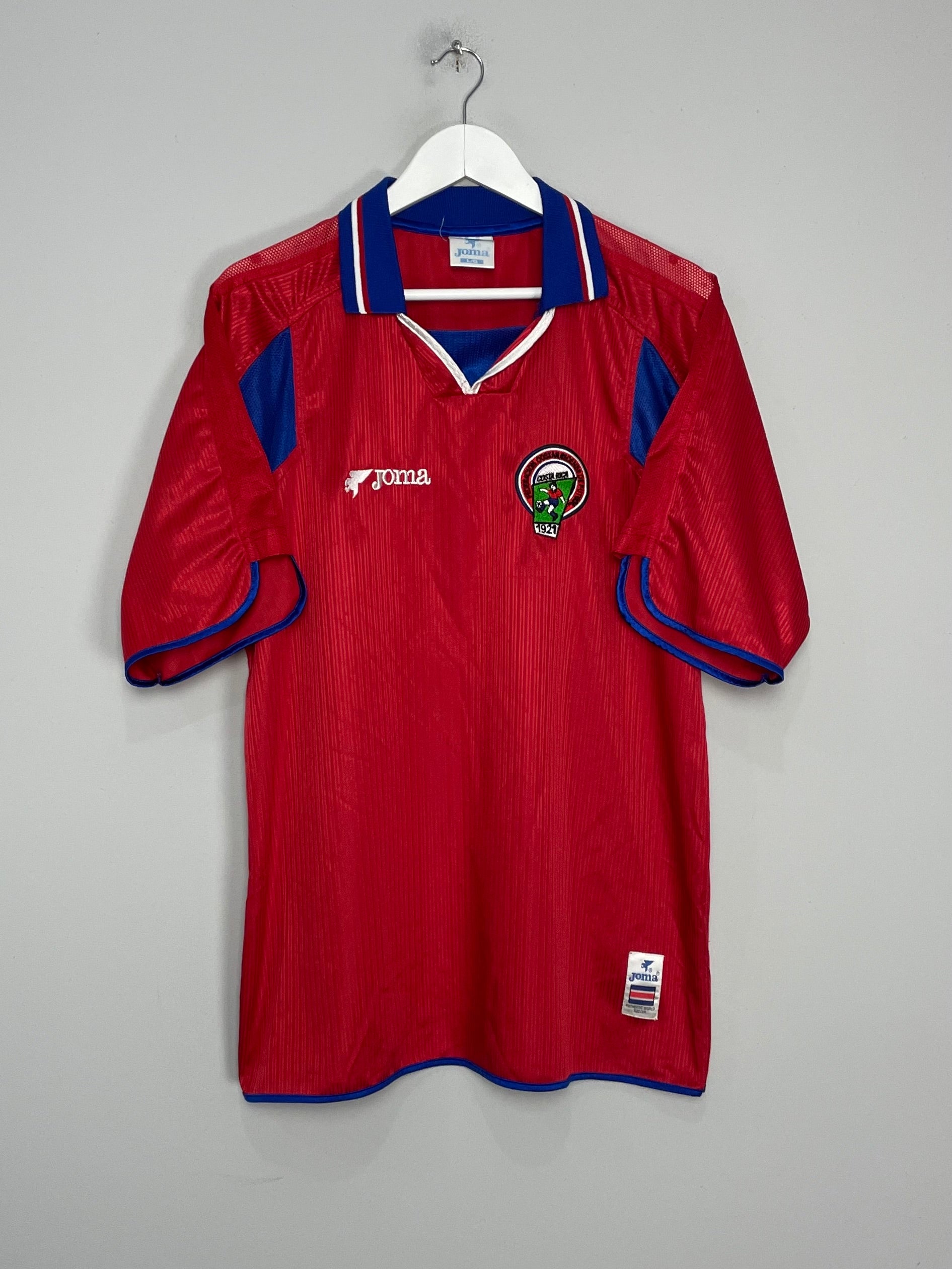 Shop 2000 COSTA RICA HOME SHIRT (L) JOMA, classic football shirts, vintage football shirts & retro soccer jerseys at Cult Kits