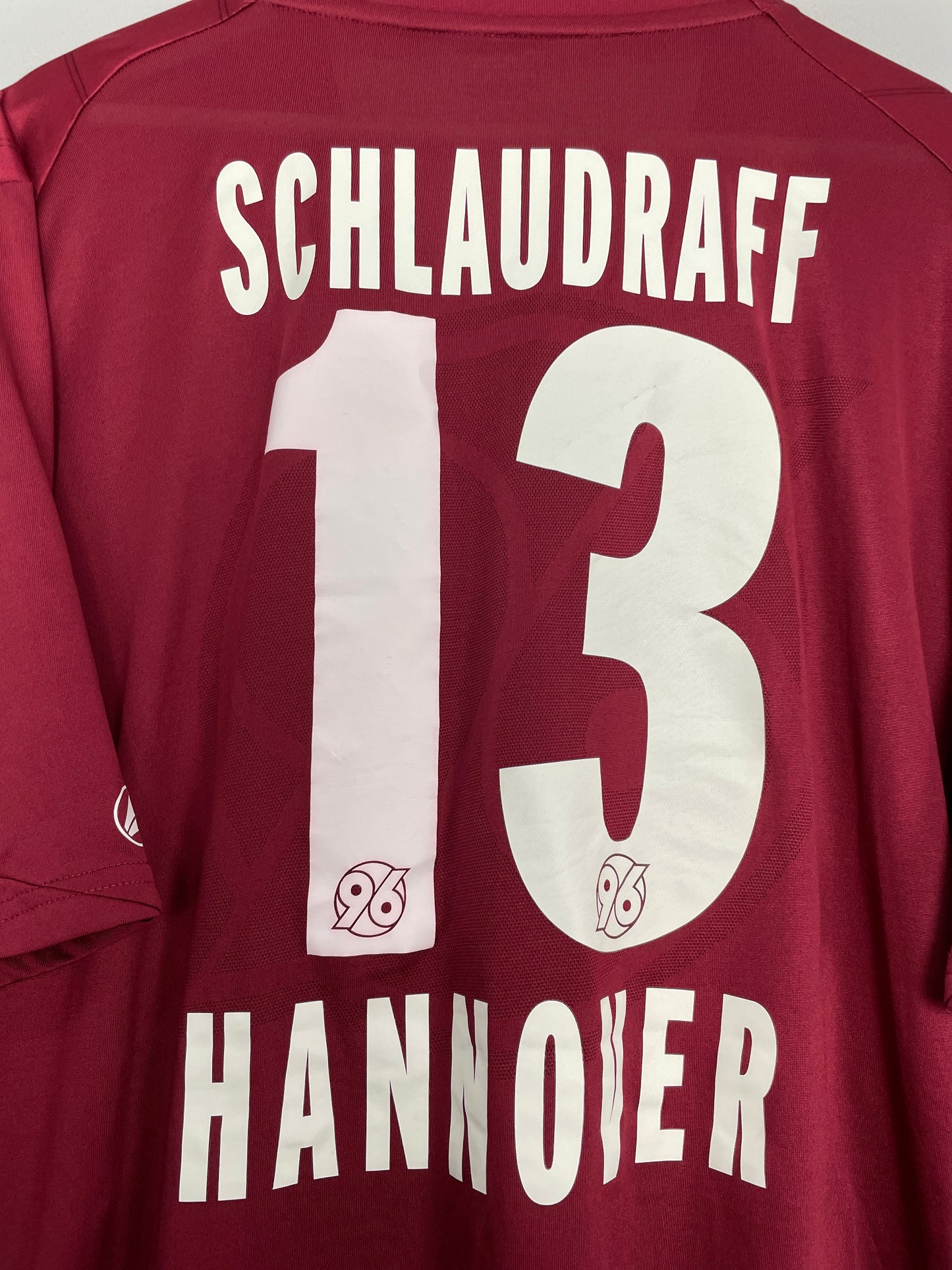 2011/12 HANNOVER 96 SCHLAUDRAFF #13 HOME SHIRT (XXXXL) JAKO