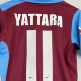Shop 2008/09 TRABZONSPOR YATTARA #11 HOME SHIRT (S) NIKE, classic football shirts, vintage football shirts & retro soccer jerseys at Cult Kits