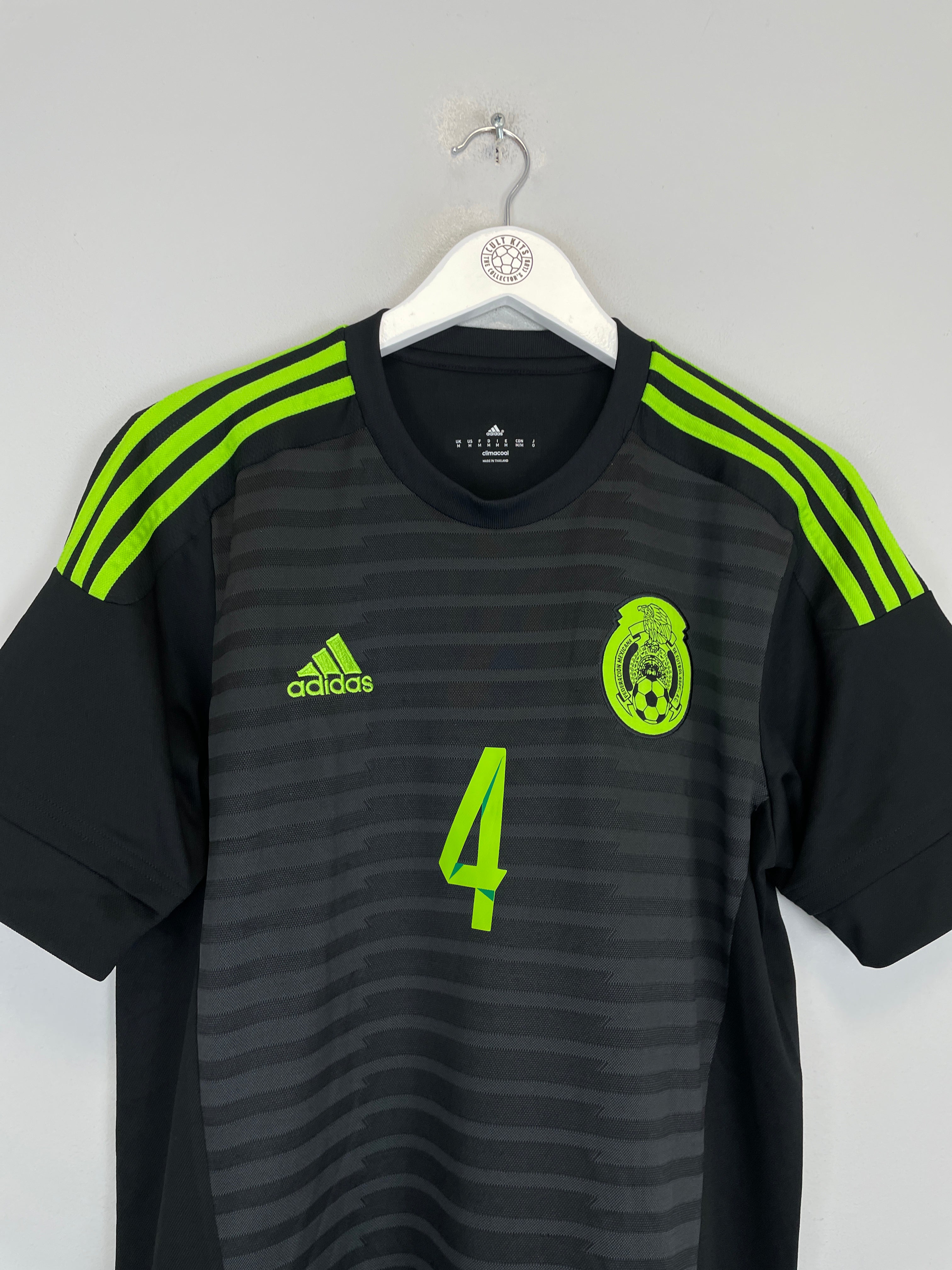 Shop 2015/16 MEXICO MARQUEZ #4 AWAY SHIRT (M) ADIDAS, classic football shirts, vintage football shirts & retro soccer jerseys at Cult Kits