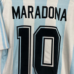 Shop 1994/96 ARGENTINA MARADONA #10 HOME SHIRT (M) ADIDAS, classic football shirts, vintage football shirts & retro soccer jerseys at Cult Kits