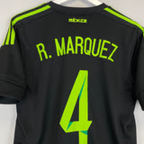 Shop 2015/16 MEXICO MARQUEZ #4 AWAY SHIRT (M) ADIDAS, classic football shirts, vintage football shirts & retro soccer jerseys at Cult Kits