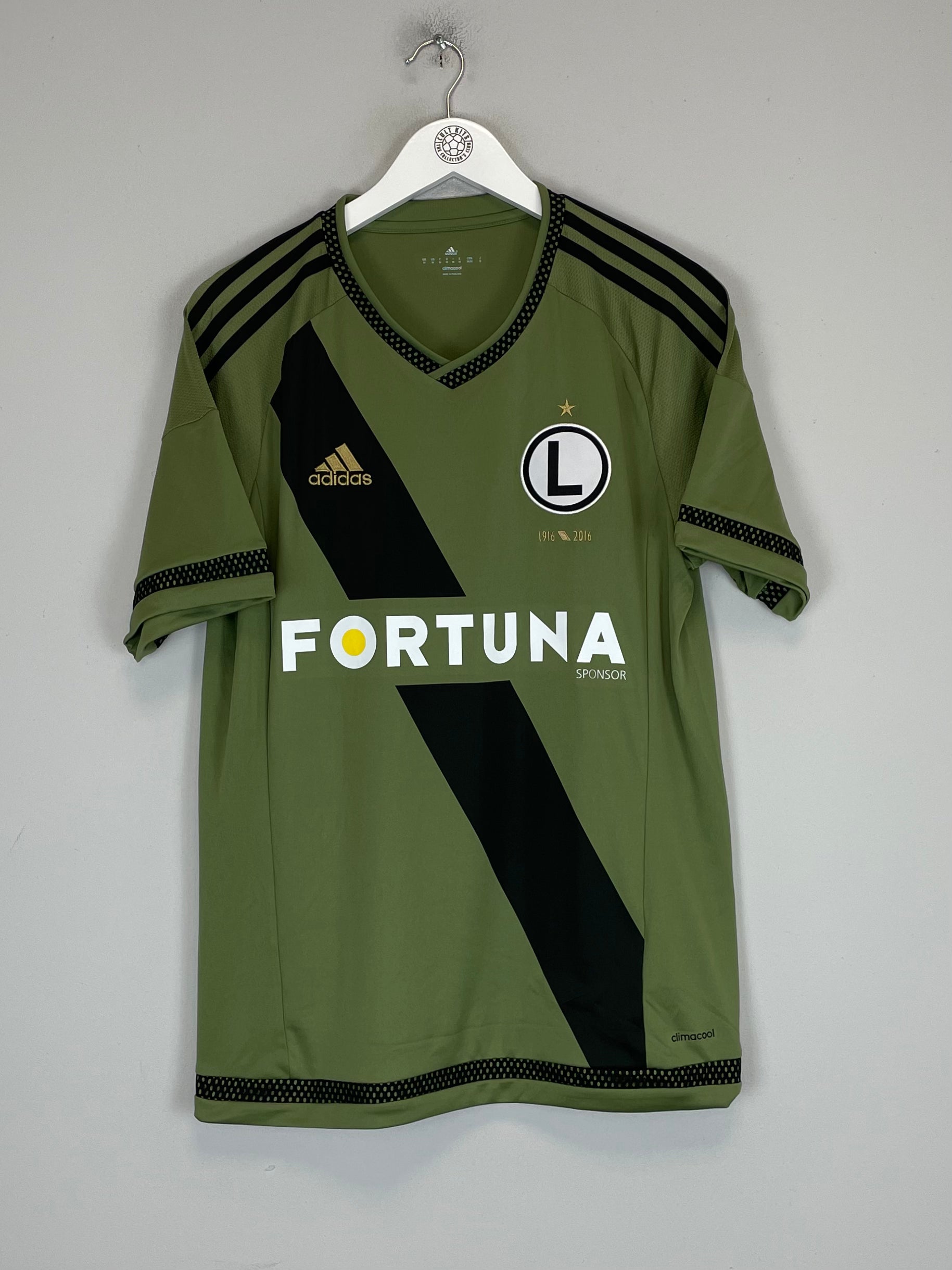 Shop 2015/16 LEGIA WARSAW CENTENARY AWAY SHIRT (M) ADIDAS, classic football shirts, vintage football shirts & retro soccer jerseys at Cult Kits