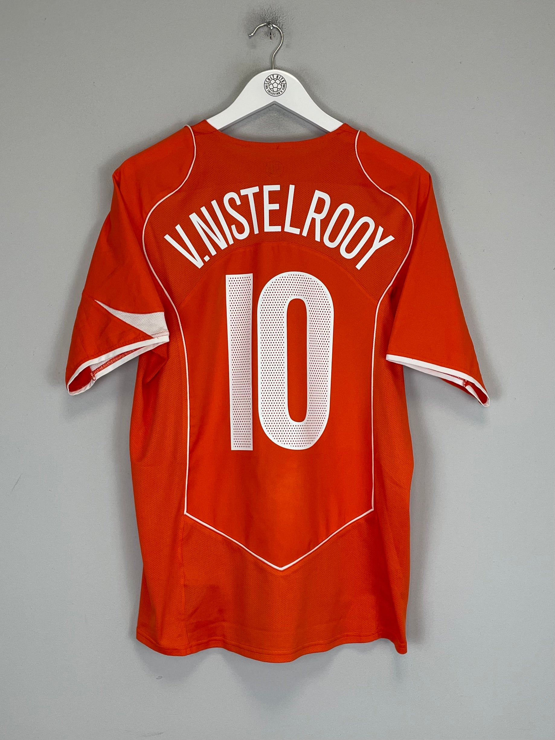 Shop 2004/06 NETHERLANDS V.NISTELROOY #10 HOME SHIRT (M) NIKE, classic football shirts, vintage football shirts & retro soccer jerseys at Cult Kits