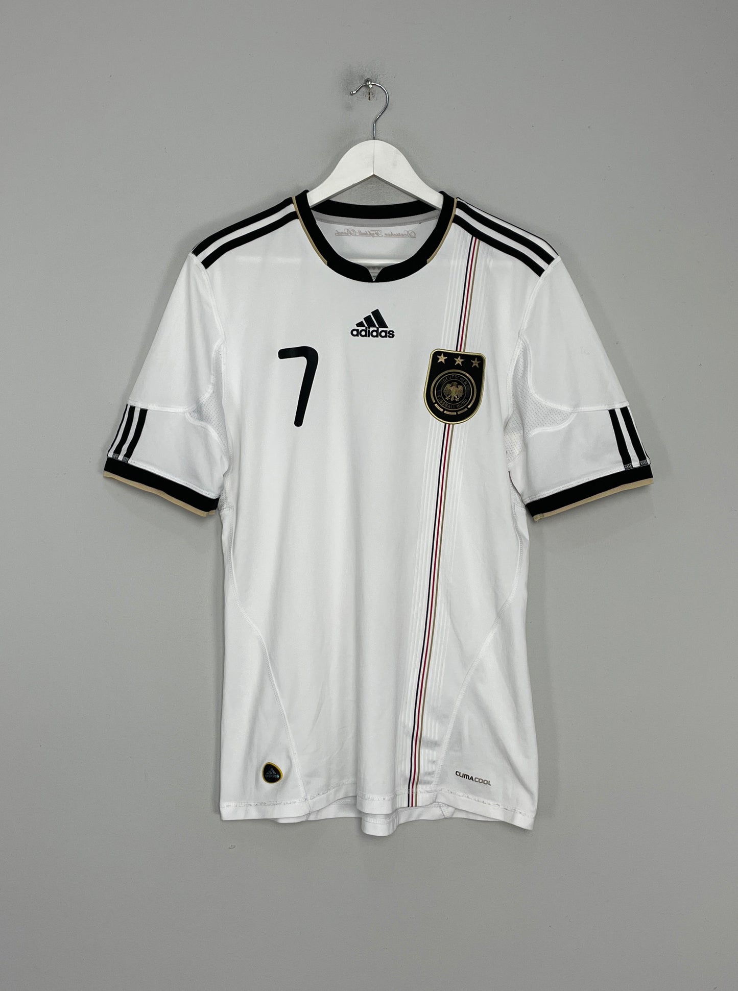 2010/11 GERMANY SCHWEINSTEIGER #7 HOME SHIRT (M) ADIDAS