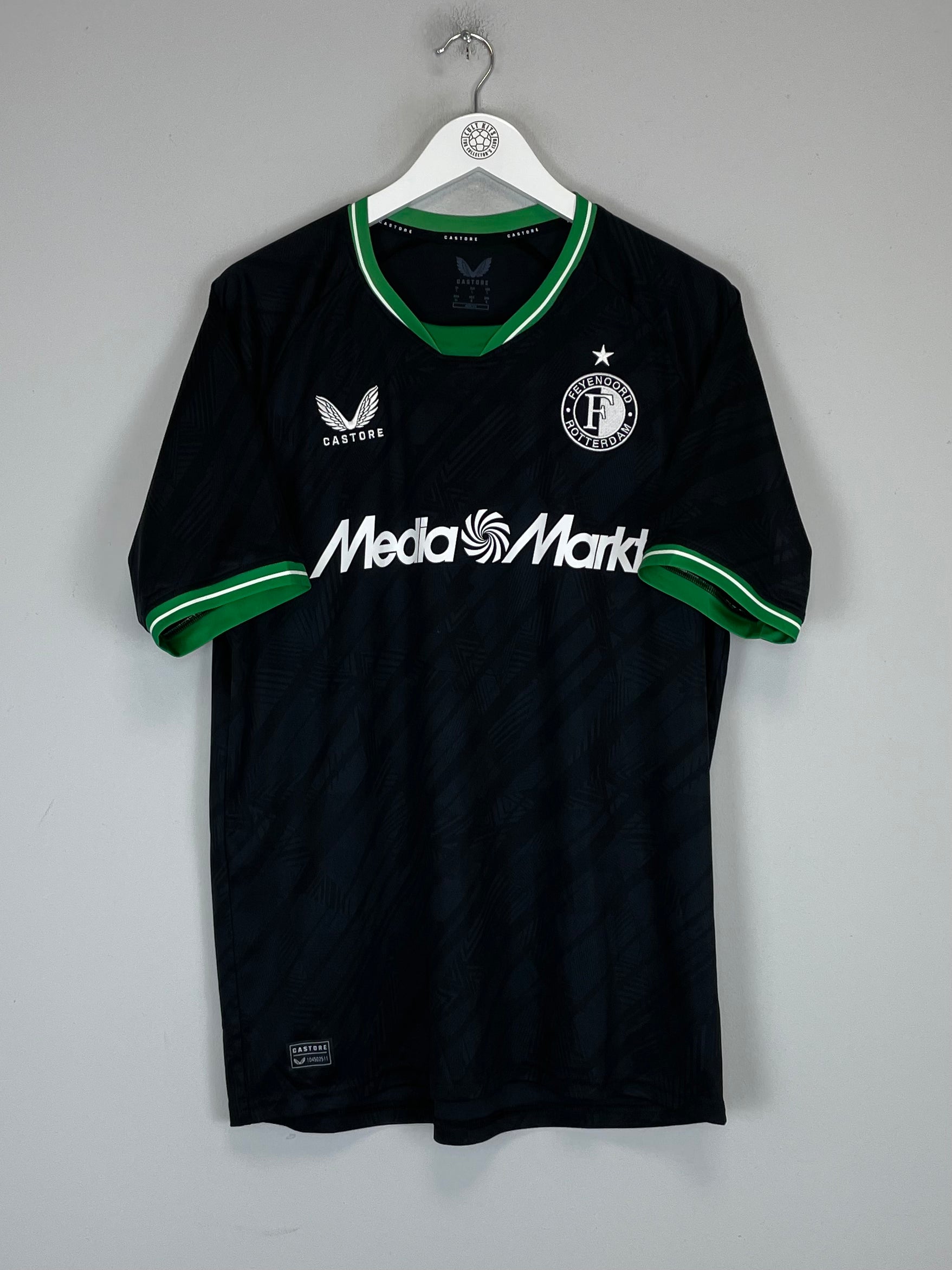 Shop 2024/25 FEYENOORD MILAMBO #27 AWAY SHIRT (L) CASTORE, classic football shirts, vintage football shirts & retro soccer jerseys at Cult Kits