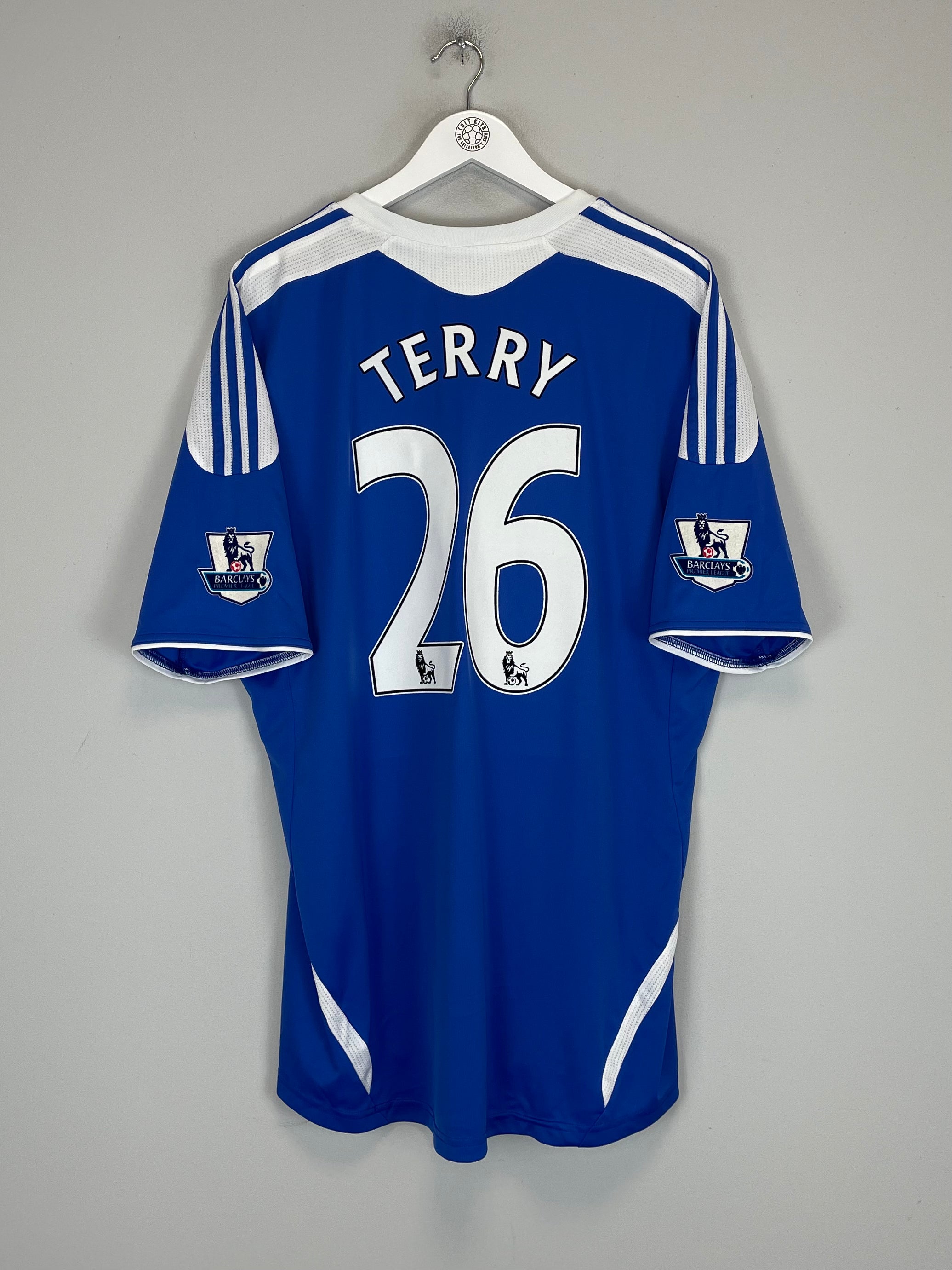 Shop 2011/12 CHELSEA TERRY #26 HOME SHIRT (XXL) ADIDAS, classic football shirts, vintage football shirts & retro soccer jerseys at Cult Kits