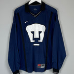 Shop 1998 UNAM PUMAS J.CAMPOS #1 SHIRT (M) NIKE, classic football shirts, vintage football shirts & retro soccer jerseys at Cult Kits