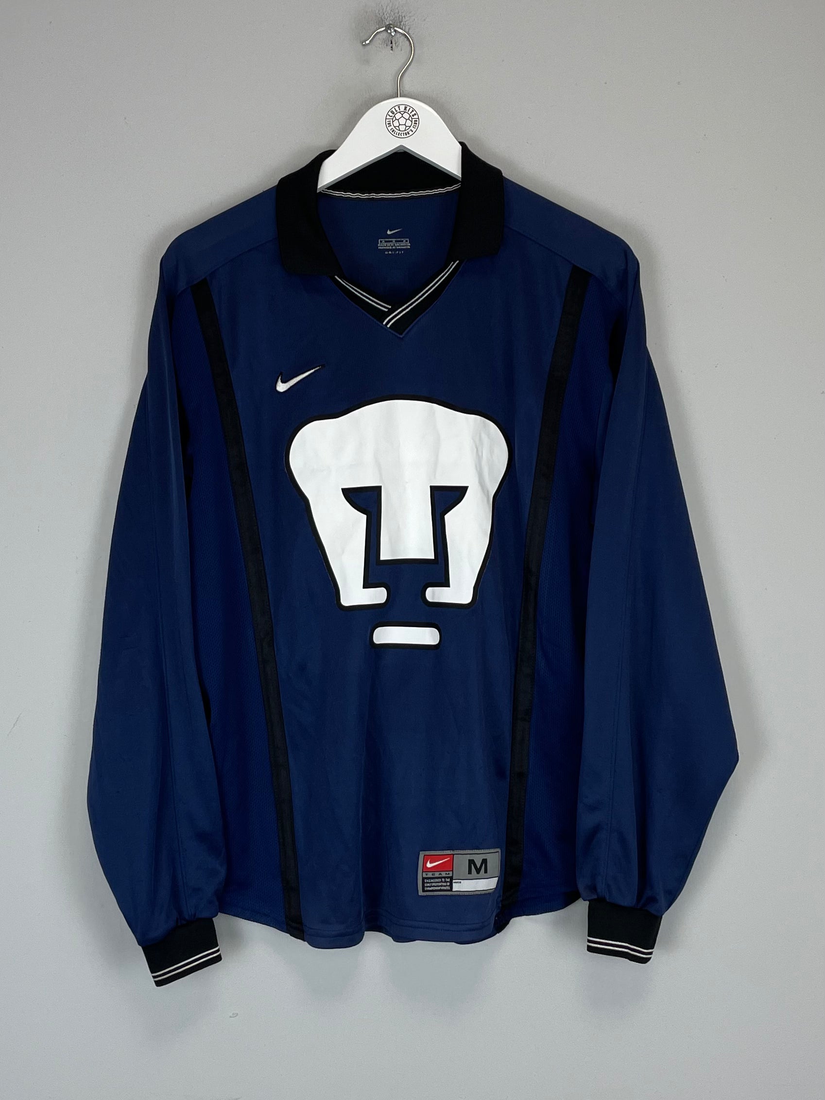 Shop 1998 UNAM PUMAS J.CAMPOS #1 SHIRT (M) NIKE, classic football shirts, vintage football shirts & retro soccer jerseys at Cult Kits