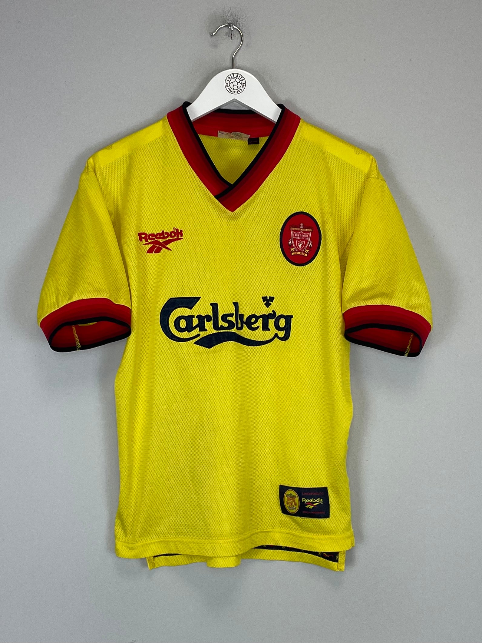Shop 1997/99 LIVERPOOL AWAY SHIRT (S) REEBOK, classic football shirts, vintage football shirts & retro soccer jerseys at Cult Kits