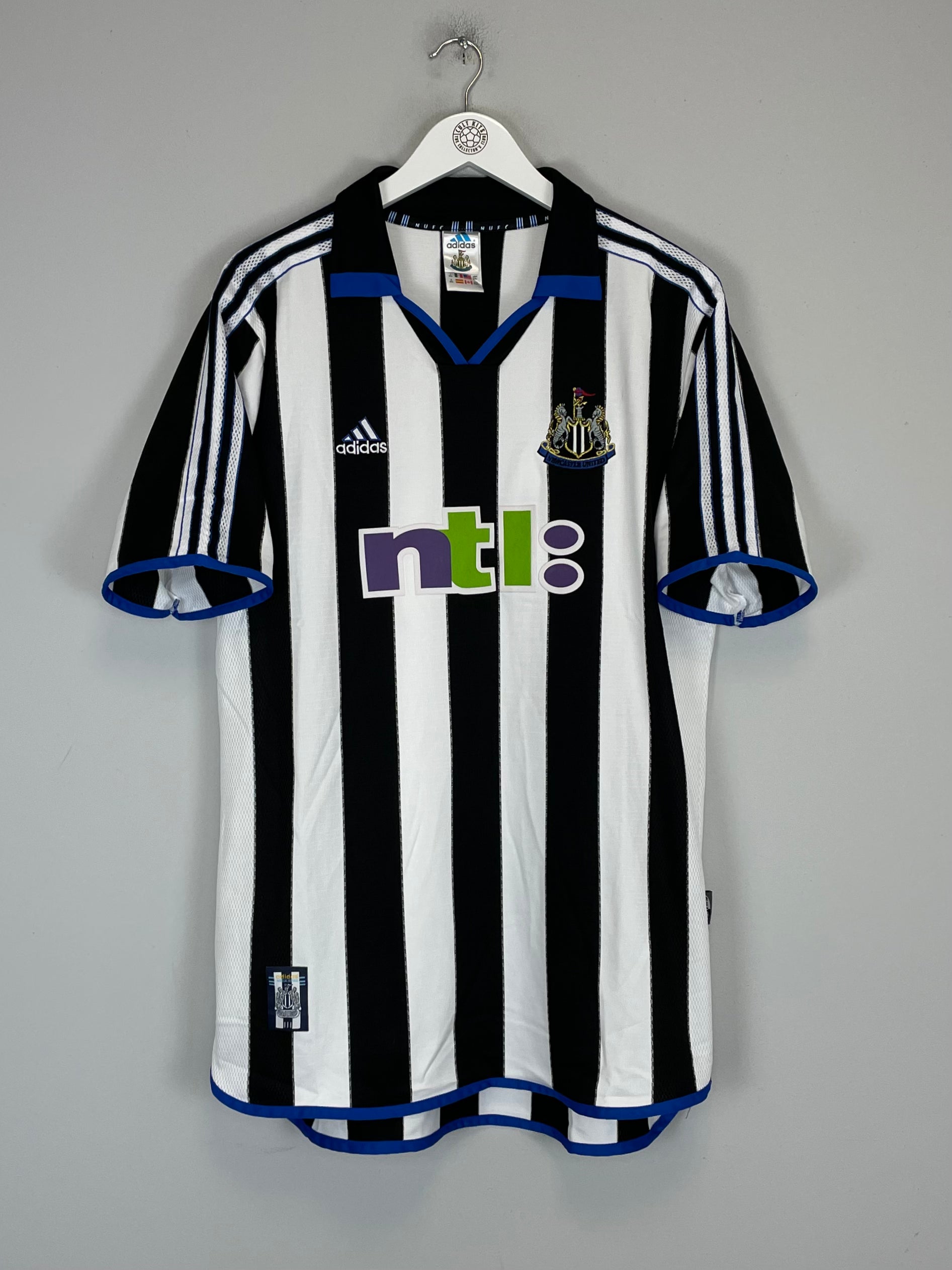 Shop 2000/01 NEWCASTLE UNITED HOME SHIRT (XXL) ADIDAS, classic football shirts, vintage football shirts & retro soccer jerseys at Cult Kits