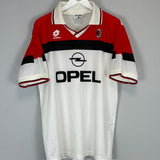 Shop 1994/95 AC MILAN #16 *PLAYER ISSUE* AWAY SHIRT (L) LOTTO, classic football shirts, vintage football shirts & retro soccer jerseys at Cult Kits