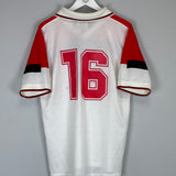Shop 1994/95 AC MILAN #16 *PLAYER ISSUE* AWAY SHIRT (L) LOTTO, classic football shirts, vintage football shirts & retro soccer jerseys at Cult Kits