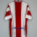 Shop 1999/00 ATLETICO MADRID HOME SHIRT (XL) REEBOK, classic football shirts, vintage football shirts & retro soccer jerseys at Cult Kits