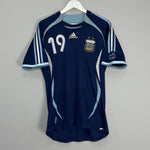 Shop 2006/07 ARGENTINA MESSI #19 AWAY SHIRT (M) ADIDAS, classic football shirts, vintage football shirts & retro soccer jerseys at Cult Kits