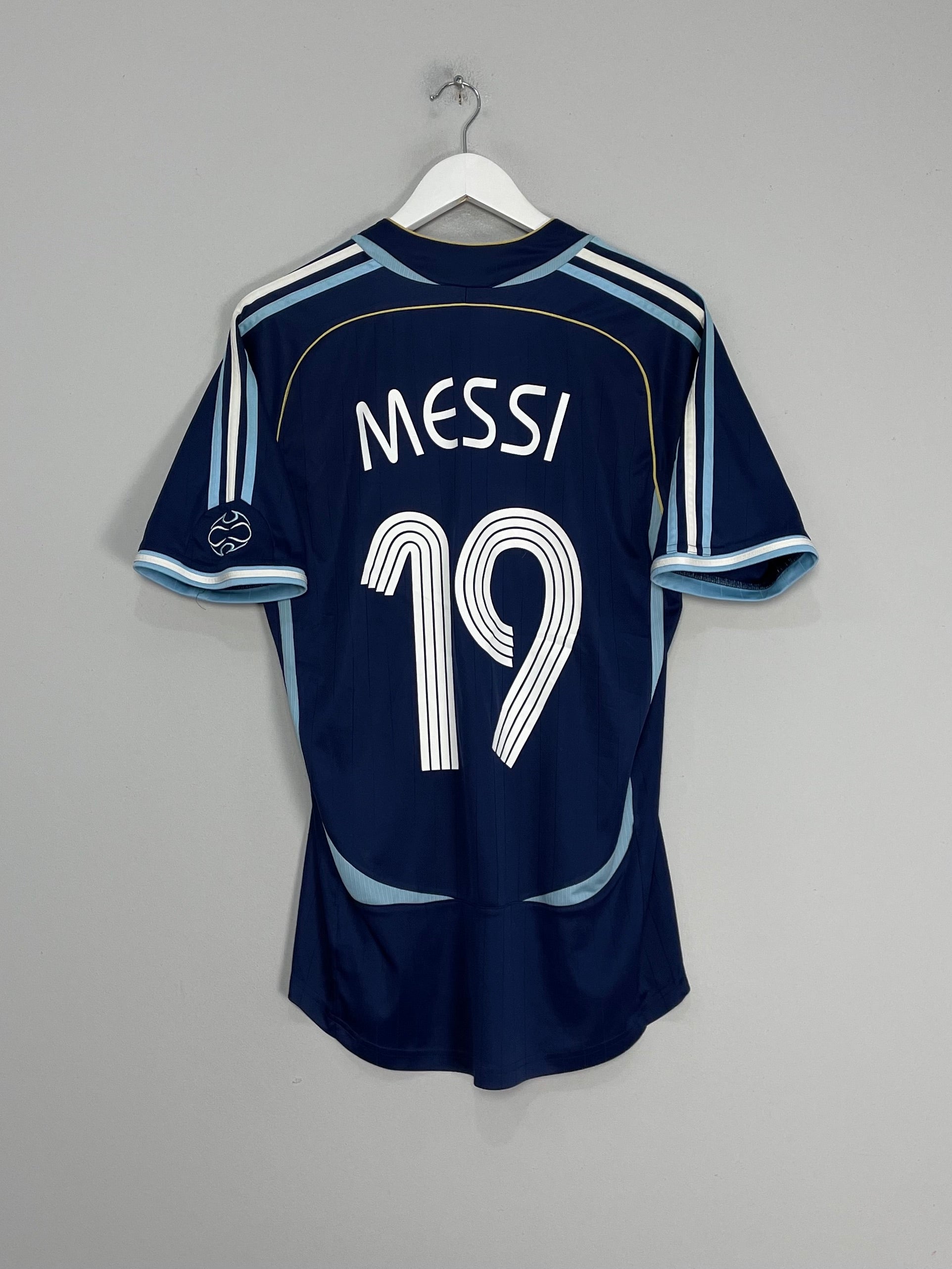 Shop 2006/07 ARGENTINA MESSI #19 AWAY SHIRT (M) ADIDAS, classic football shirts, vintage football shirts & retro soccer jerseys at Cult Kits