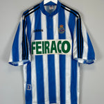 Shop 1997/98 DEPORTIVO LA CORUNA HOME SHIRT (XL) ADIDAS, classic football shirts, vintage football shirts & retro soccer jerseys at Cult Kits