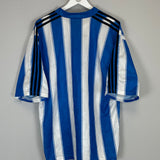 Shop 1997/98 DEPORTIVO LA CORUNA HOME SHIRT (XL) ADIDAS, classic football shirts, vintage football shirts & retro soccer jerseys at Cult Kits